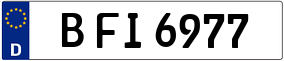 Truck License Plate